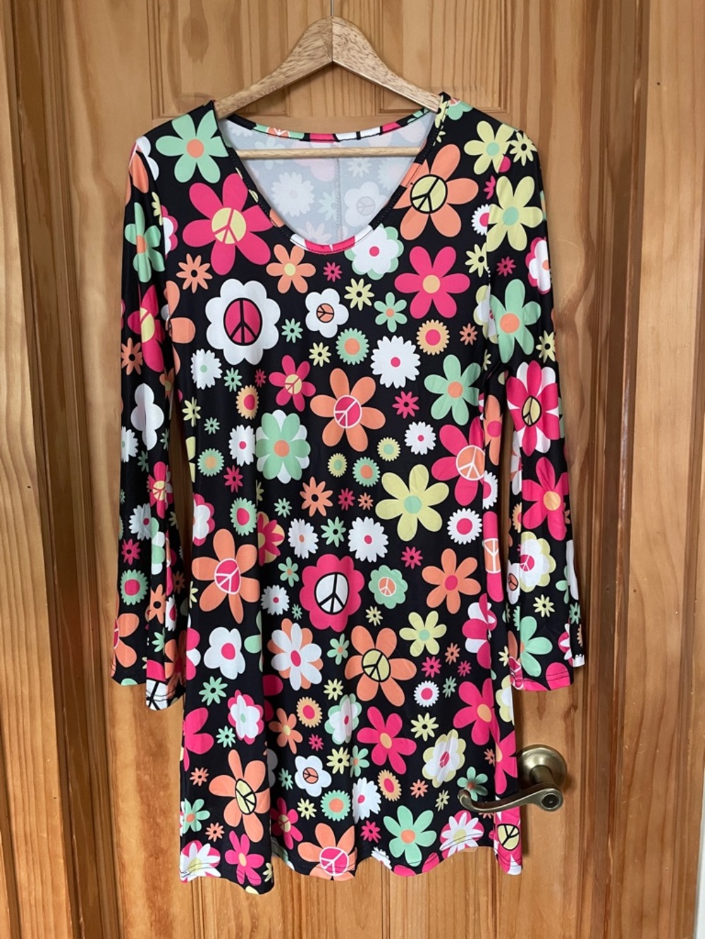 60s Hippie  Women’s Costume with accessories